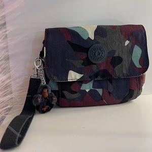 New Kipling Camo wristlet
